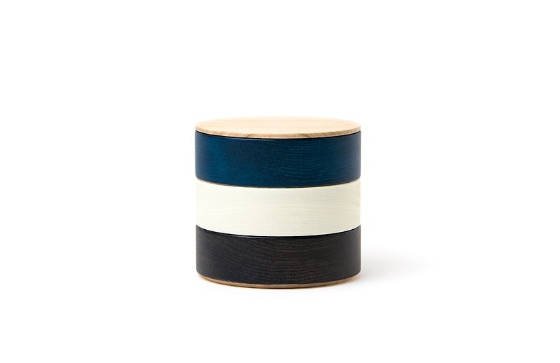 Hata lacquerware shop - Wooden tableware (container) - BORDER 002B - Cookware - Wood Multicolor