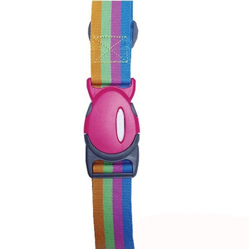 Organized Travel-Rainbow Series Luggage Strap (brilliant Peach) - อื่นๆ - วัสดุอื่นๆ สึชมพู