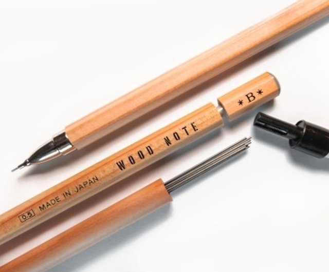 日本北星woodnote 自動鉛筆絕版品0 5mm B 2b不分款 設計館kitaboshi Pencil 鉛筆 自動鉛筆 Pinkoi