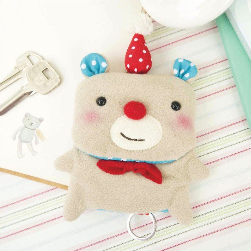 "Balloon" Key Case-Baby Bear - Keychains - Other Materials Gold