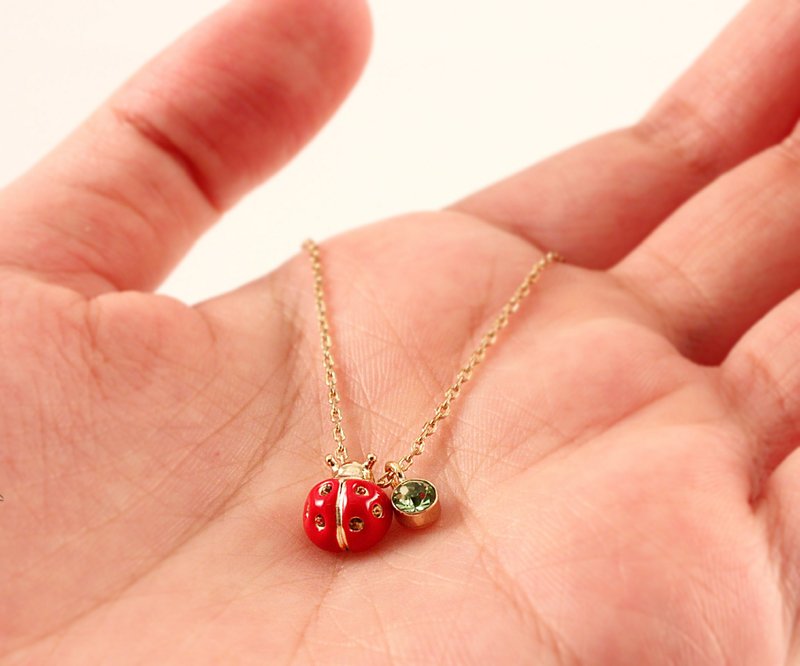 【Ladybug】精品配飾禮卡 - 項鍊 - 其他金屬 金色