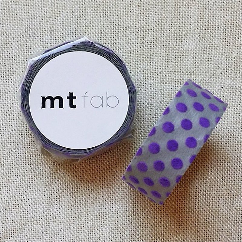 Mt and paper tape fab flocking series [water jade light gray + purple blue (MTFL1P11)] - มาสกิ้งเทป - กระดาษ สีเทา