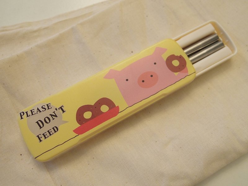 Chopsticks - Do not feed - ตะเกียบ - พลาสติก หลากหลายสี