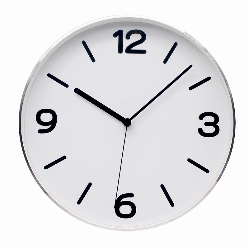 Mod-Simple Seiko Wall Clock (Metal) - Clocks - Other Metals Silver