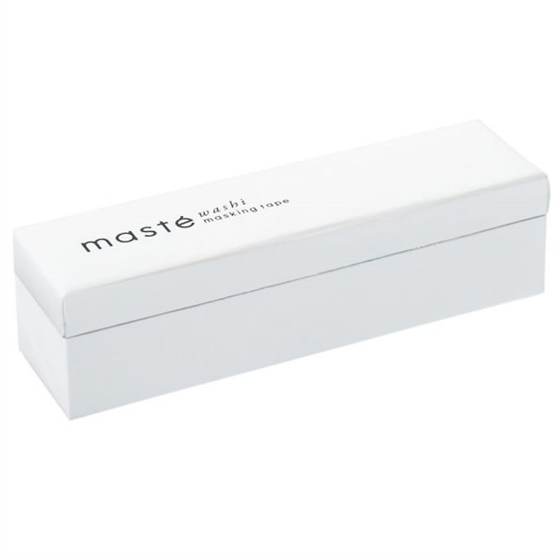 Japanese Marks maste and paper tape storage box [White (WMST-BOX1-IV)] - Washi Tape - Paper White