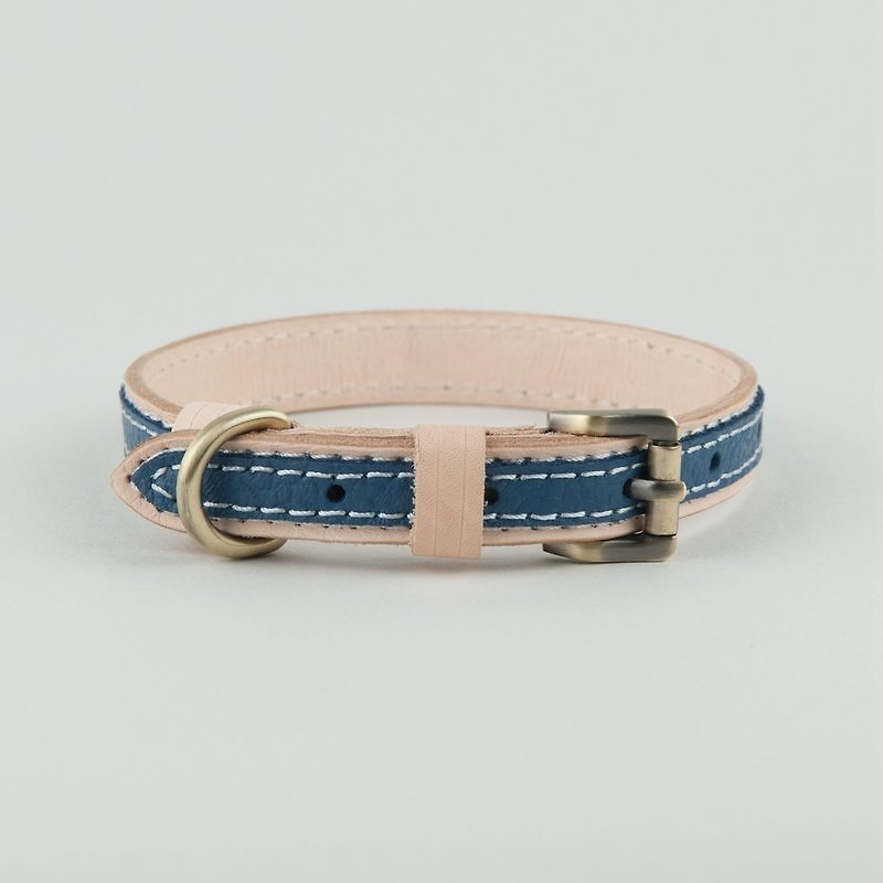 [Pat] [revision] limited special leather collar belt section L - Collars & Leashes - Genuine Leather Multicolor