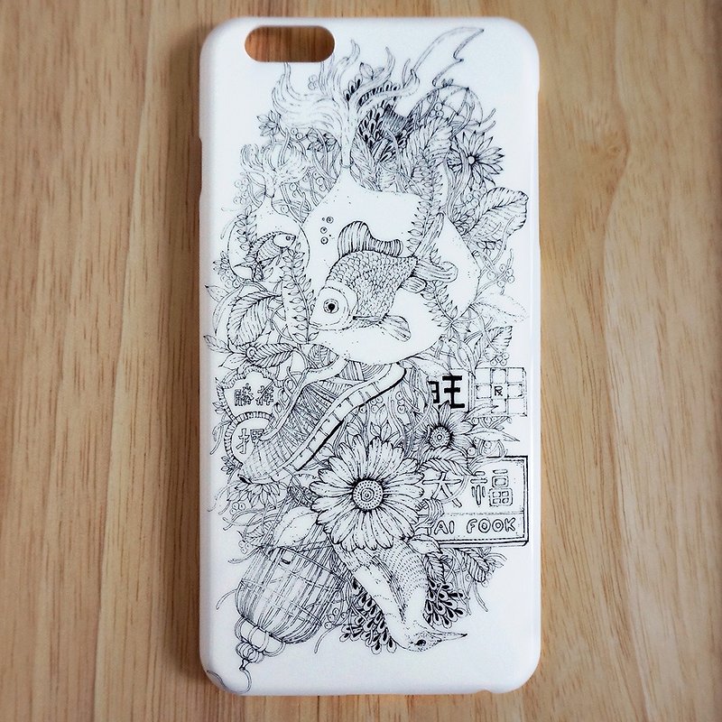 Draw On the Bed multiplicative DISENO iPhone 6 / 6s Plus Phone Case (Mong Kok section of Hong Kong) - Phone Cases - Plastic White