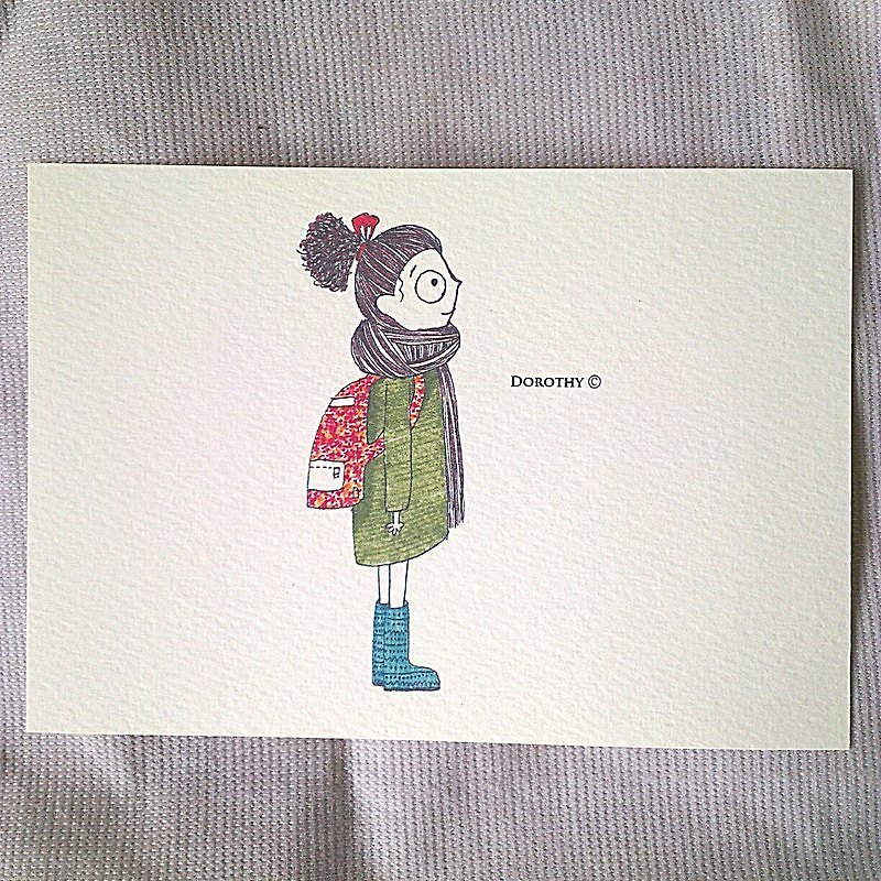I am thinking of you postcard-C001 - การ์ด/โปสการ์ด - กระดาษ หลากหลายสี