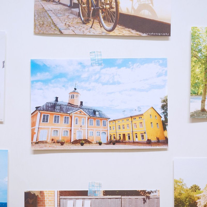 Daydreaming in North Europe-Postcard (1) - การ์ด/โปสการ์ด - กระดาษ สีน้ำเงิน