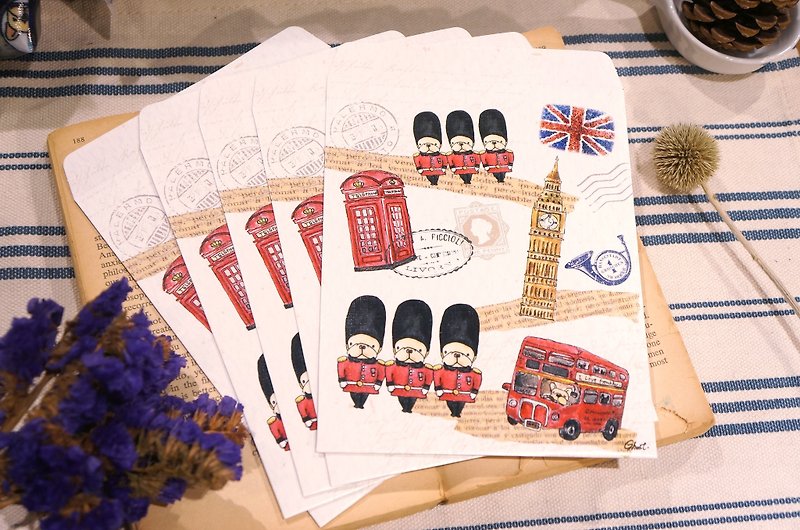 (Sold out) Fighting Envelope Envelope Bag - Small (5 packs per pack) - British Method - ซองจดหมาย - กระดาษ ขาว