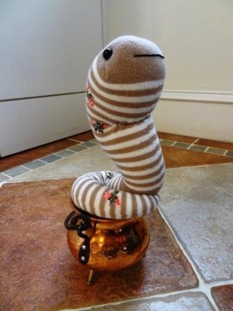 ラッキーヘビ人形靴下人形 - 人形・フィギュア - その他の素材 