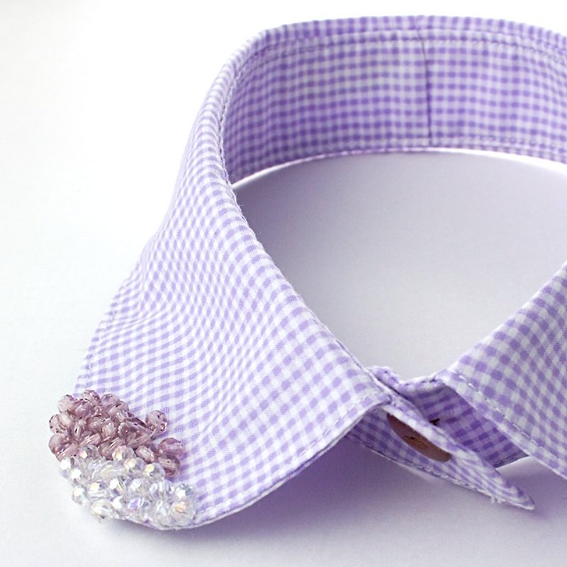 其他材質 其他 紫色 - With collar (hydrangea)