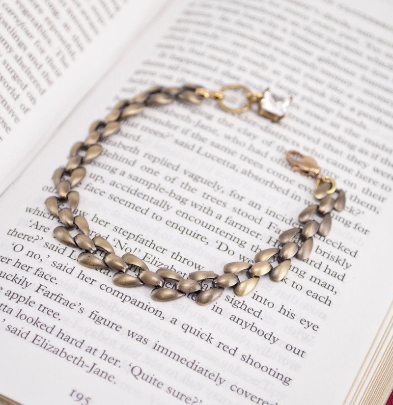 // La Don // 【謬思黃銅-極簡桂冠】 - 手鍊/手環 - 其他金屬 金色