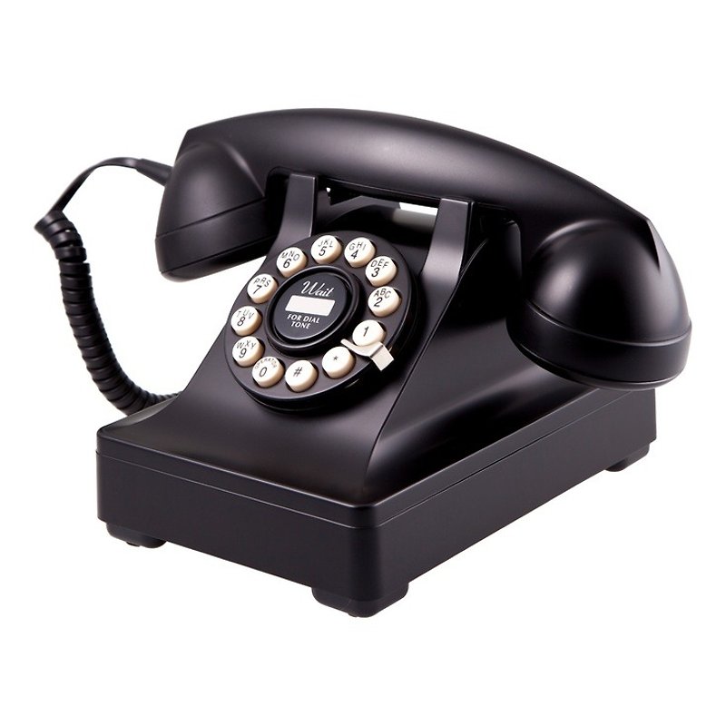 British imports 302 series classic retro style desktop phone / industrial style (classic black) - Other - Plastic Black
