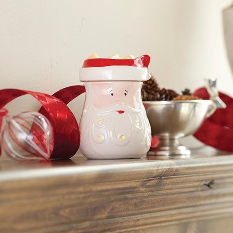 candlewarmers薰香溶蠟暖台 香氛 聖誕老人 交換禮物禮物 - 香氛蠟燭/燭台 - 瓷 紅色