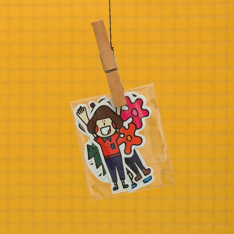 四季貼紙 - 貼紙 - 紙 多色