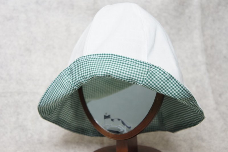 あなたの帽子 - 緑小両面刺繍キャップ/ - 帽子 - 刺しゅう糸 