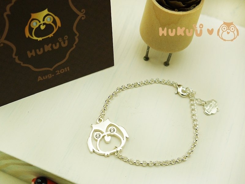 §HUKUROU§Accessories‧Miscellaneous goods§"Owl Guardian Series" Bracelet (Served Type)-3 Colors - สร้อยคอ - โลหะ 