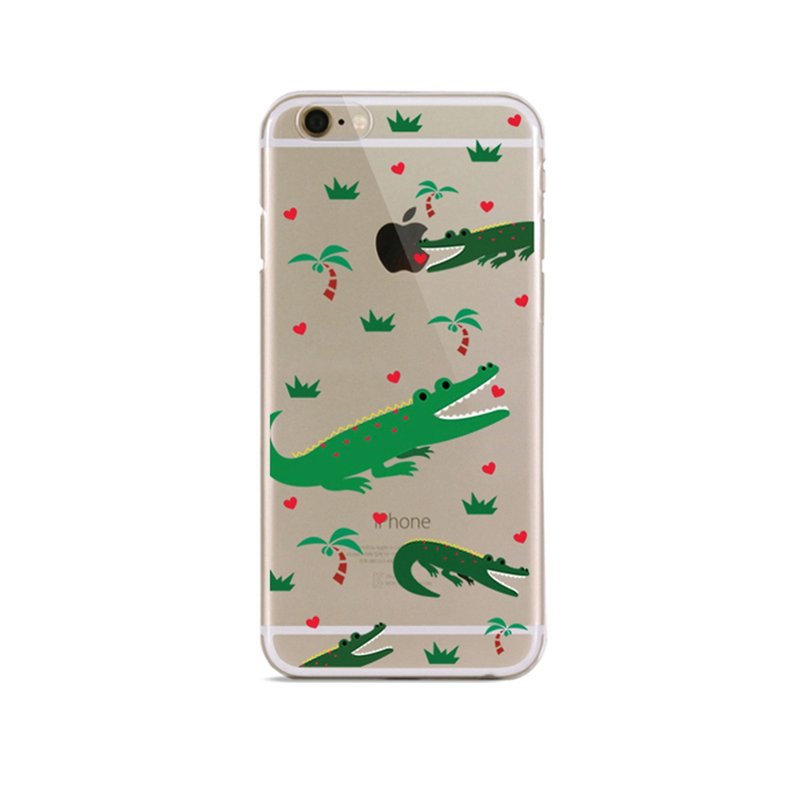 Girl apartment :: Artshare x iphone 6 plus transparent Phone Case - Crocodile - Phone Cases - Plastic Green