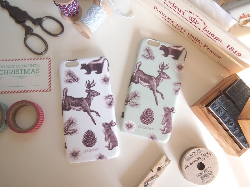 Wild Animals iPhone 6/6s Case - Phone Cases - Plastic White