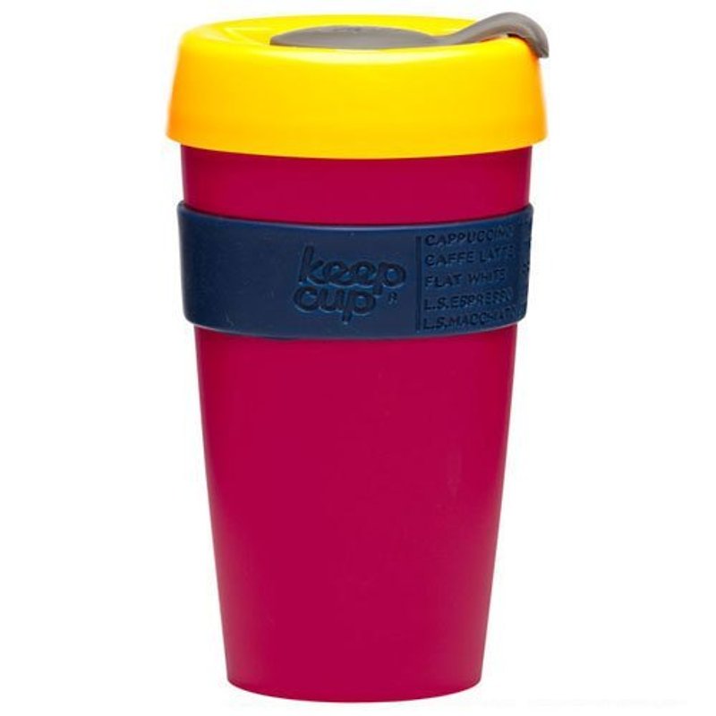 KeepCup 隨身咖啡杯 搖滾系列(L)-滾石 - แก้วมัค/แก้วกาแฟ - พลาสติก สีแดง