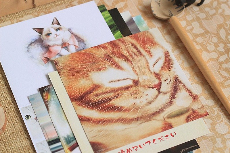 Special Sale Postcard combination - 10pcs - การ์ด/โปสการ์ด - กระดาษ หลากหลายสี