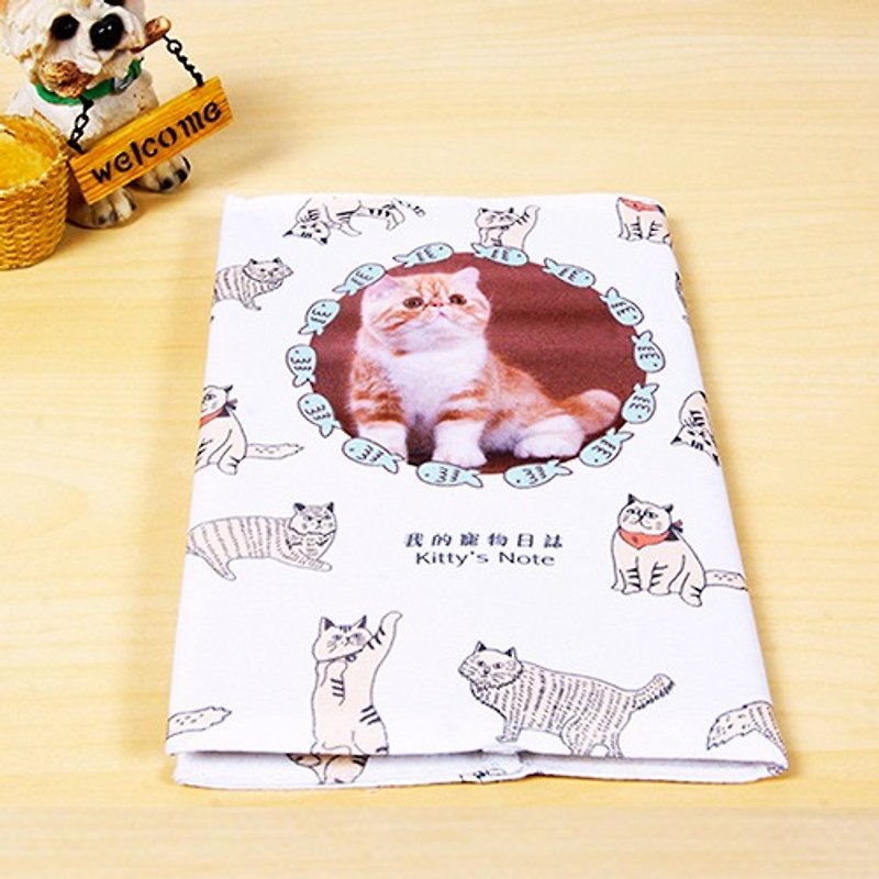 My pet clothes log cloth book notebook AT1-PTFL1 - สมุดบันทึก/สมุดปฏิทิน - วัสดุอื่นๆ 