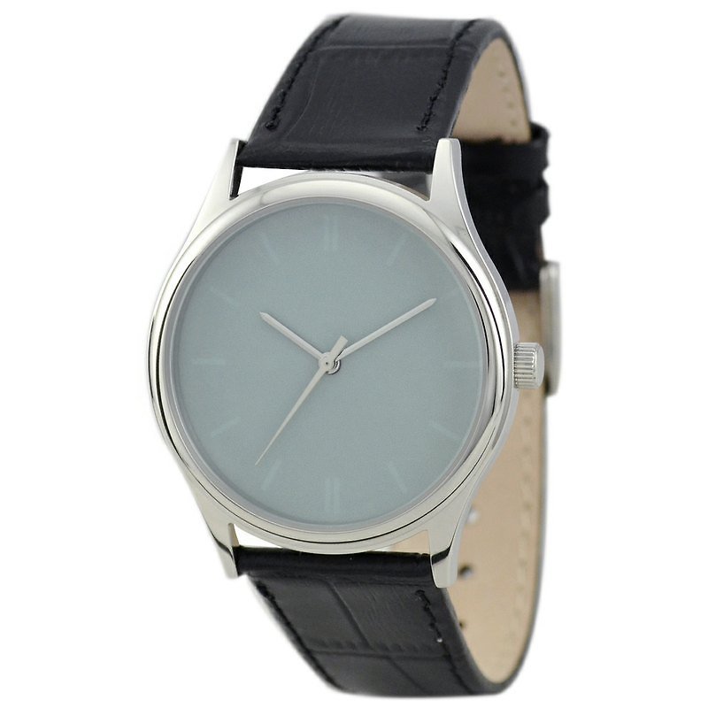 Indistinct Watch (Grayed Jade) - นาฬิกาผู้ชาย - โลหะ สีน้ำเงิน