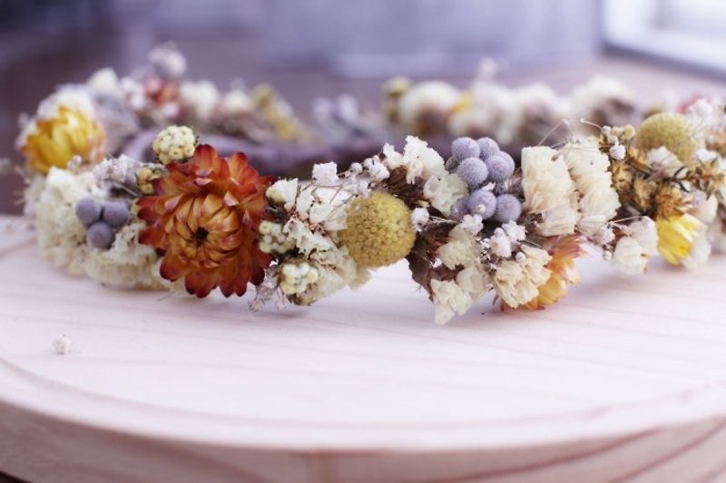 Plants & Flowers Plants - [Jinhuaju] Hand-made custom-made models-autumn warm sun dry wreath wreath wreath corolla suitable for wedding dresses