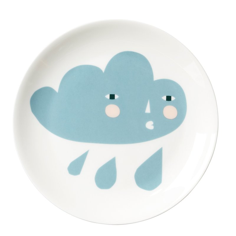 Cloud bone china plate | Donna Wilson - จานและถาด - วัสดุอื่นๆ สีน้ำเงิน