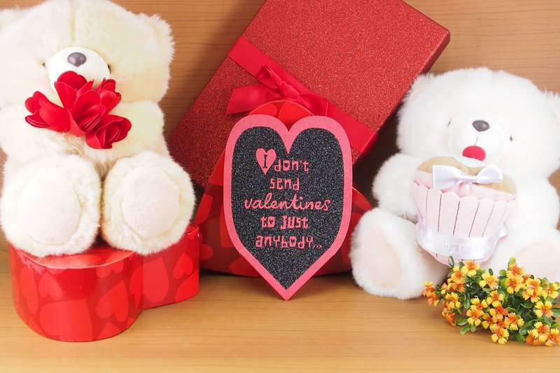 Only you can have this Valentine card | US Valentine card love heart love | - การ์ด/โปสการ์ด - กระดาษ สีแดง