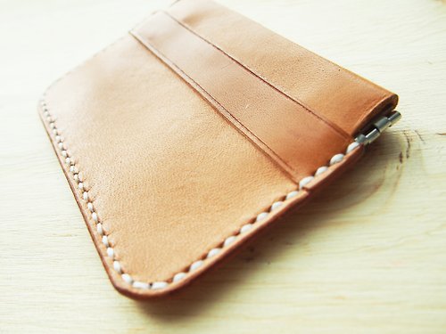 simplus-leather 皮製彈弓散字包 | 彈片口金零錢包