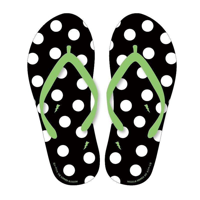 U-PICK original product life slip summer new female leopard thong sandals sandals sandals - รองเท้าลำลองผู้หญิง - พลาสติก 
