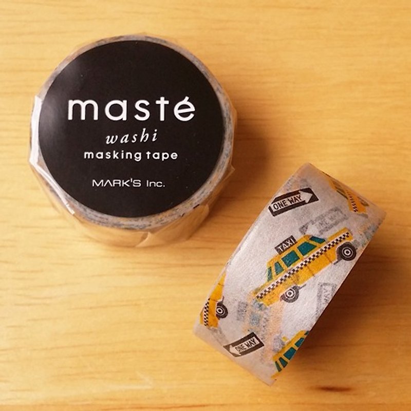 maste and paper tape series by taxi Travel Xiao Huang (MST-MKT121-A)] Japan Direct Limited - มาสกิ้งเทป - กระดาษ หลากหลายสี