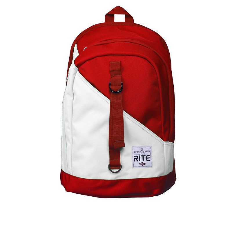 RITE- Urban║ shuttle package (L) - Red / White - กระเป๋าแมสเซนเจอร์ - กระดาษ สีแดง