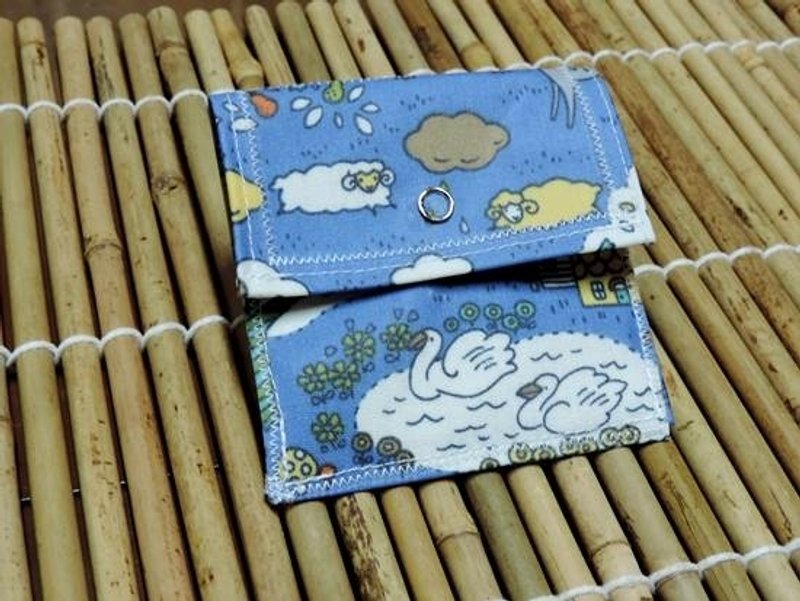 動物森林 ‧ 零錢包 - Coin Purses - Waterproof Material Blue