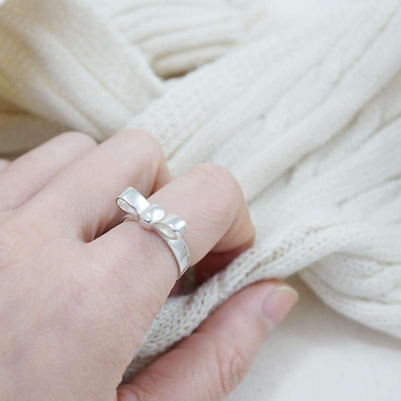 寬版新年禮物戒指 - 純銀款 - 戒指 - 純銀 銀色