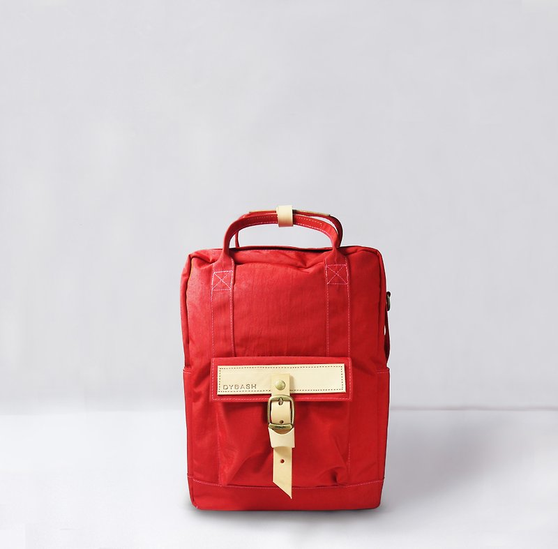 Gee [small] DYDASH x 3way hand bag / oblique shoulder / backpacks (small apple bite) - กระเป๋าเป้สะพายหลัง - หนังแท้ หลากหลายสี