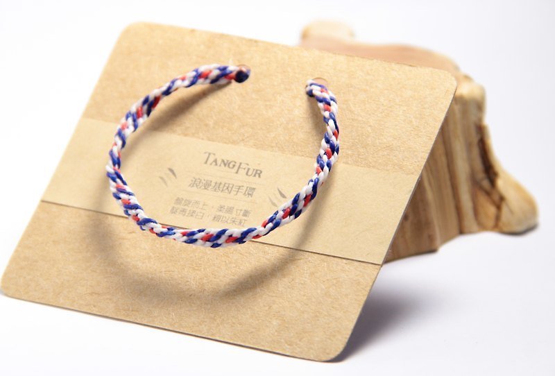 Romantic silk gene wax line bracelet - Bracelets - Waterproof Material White