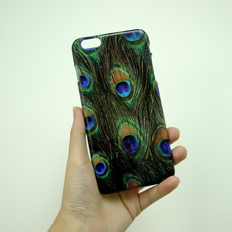 Peacock Feather 02 3D Full Wrap Phone Case, available for  iPhone 7, iPhone 7 Plus, iPhone 6s, iPhone 6s Plus, iPhone 5/5s, iPhone 5c, iPhone 4/4s, Samsung Galaxy S7, S7 Edge, S6 Edge Plus, S6, S6 Edge, S5 S4 S3  Samsung Galaxy Note 5, Note 4, Note 3,  Not - Other - Plastic 