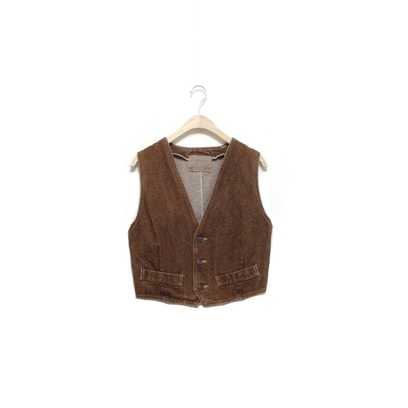 Priceless knew │ │ tannins brown vest VINTAGE / MOD'S - Women's Vests - Other Materials 