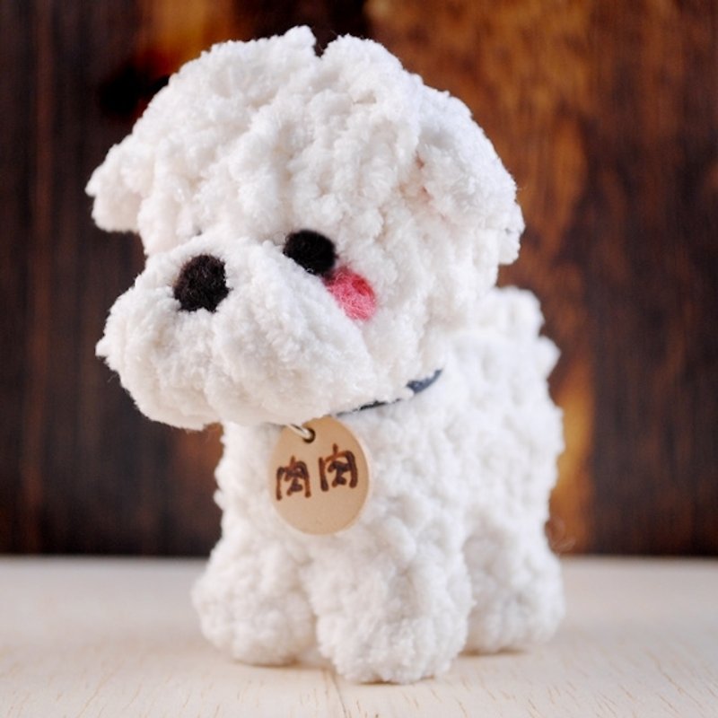 10cm pet cloned [feiwa Fei handmade doll] shorthaired pet Maltese Doll (Welcome to order your dog) - Other - Other Materials White