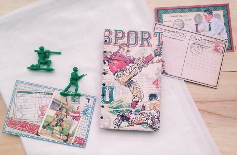 Miss crocodile ﹝ retro sporty ﹞ Coptic wire-bound manual book - Notebooks & Journals - Paper 