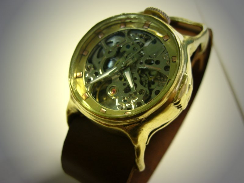 FF handmade watch 手工錶 自動上鍊手工機械錶(LOGO) - 其他 - 其他金屬 