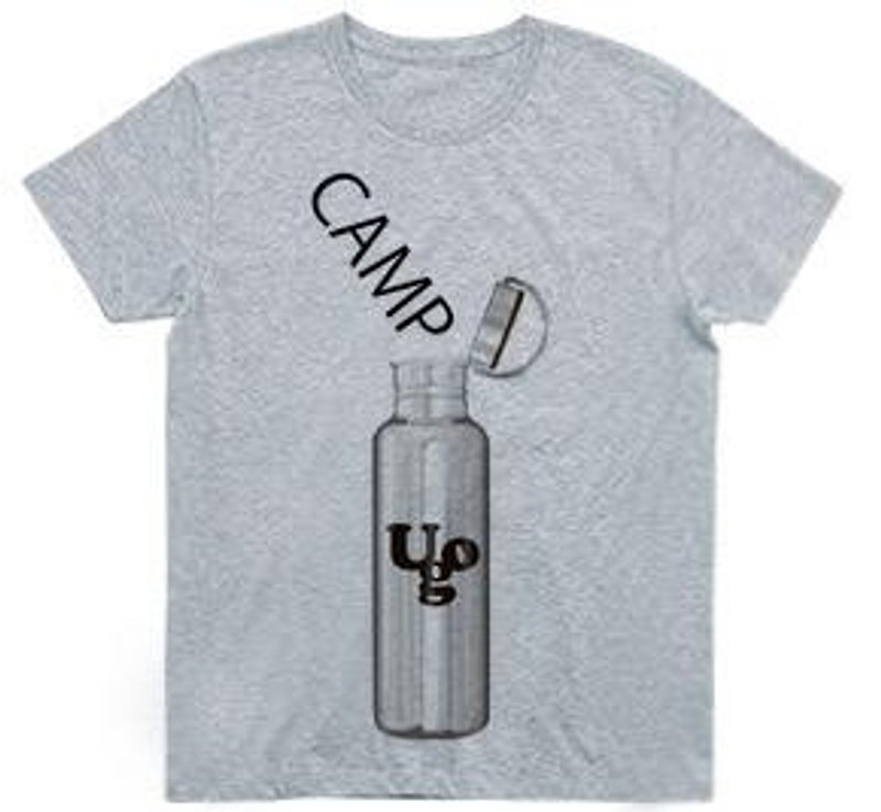 CAMP bottle（4.0oz gray） - Tシャツ メンズ - その他の素材 