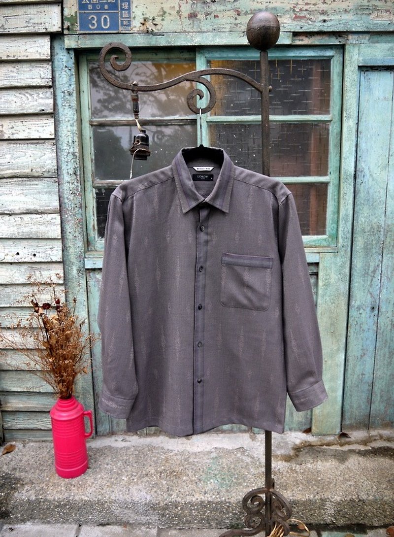 National totem washed wool shirt - Men's Shirts - Other Materials 