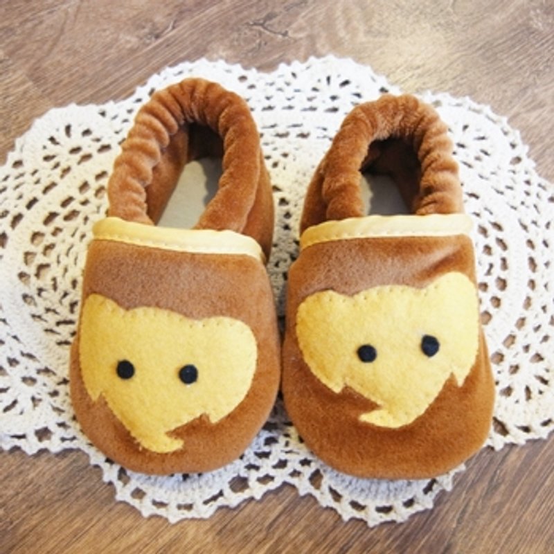 baby fur shoes-Mr. Elephant - Baby Shoes - Other Materials Blue