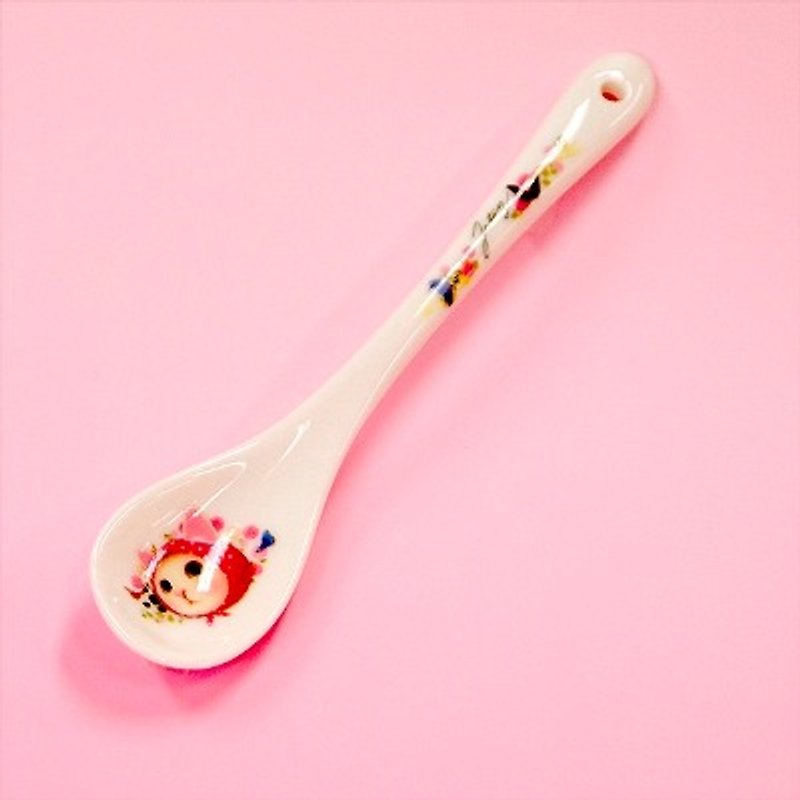 Jetoy,Choo choo 放輕鬆湯匙(日製)_Pink hood (JJKI012) - 餐具/刀叉湯匙 - 其他材質 多色