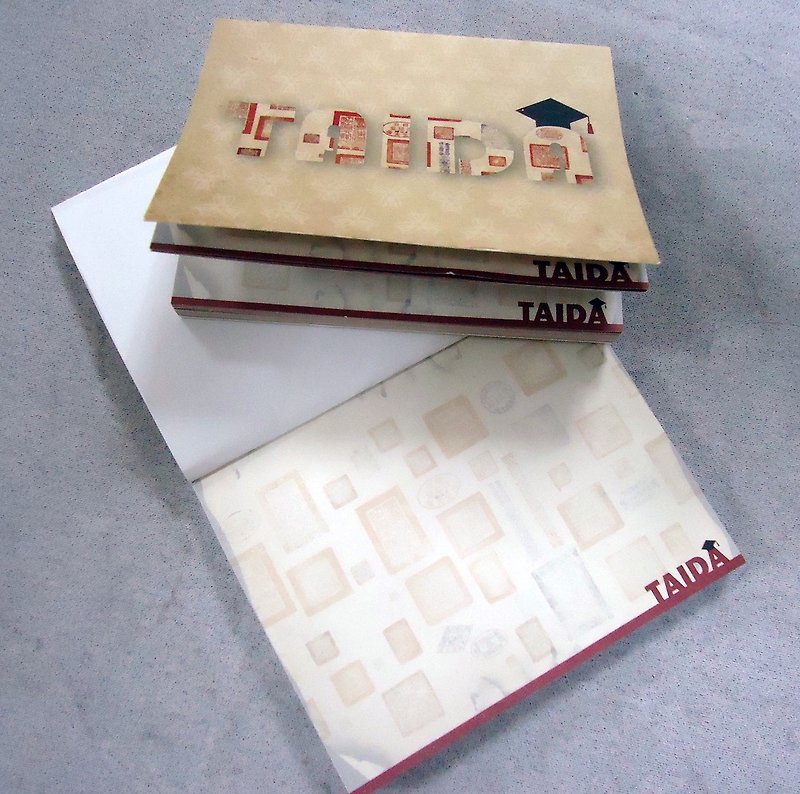 [Archive] disappear imprint Taiwan University - note paper - Sticky Notes & Notepads - Paper Brown
