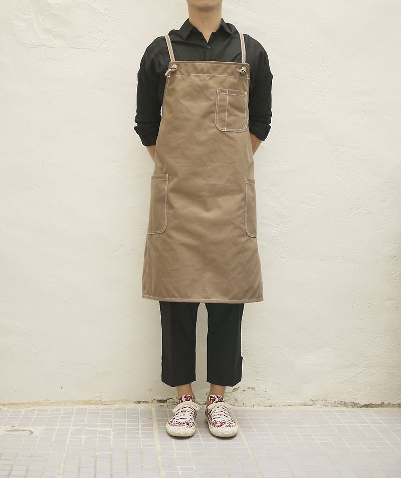 Structural Stitching Apron Canvas - Aprons - Other Materials 